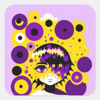 Niet-binaire cirkel stickers