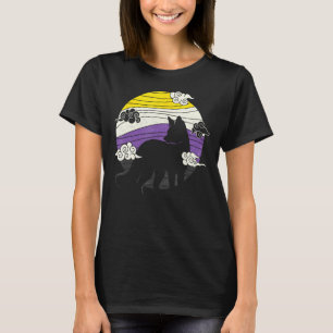 Niet-binaire Fox Genderqueer Niet-binaire trots kl T-shirt
