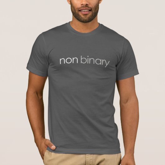 Niet-binaire Gender Identiteit T-Shirt (Voorkant)