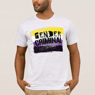 Niet-binaire gendercrimineel t-shirt