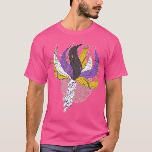 Niet-binaire Kitsune niet-binaire Pride Flag Trans T-shirt