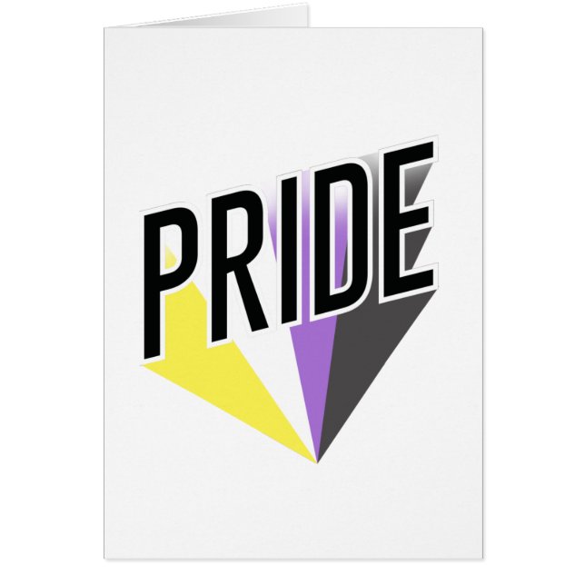 Niet-binaire Pride Burst (Voorkant)