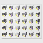 Niet-binaire Pride Burst Cadeaupapier (Vlak)
