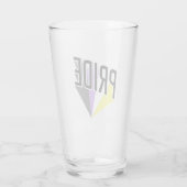Niet-binaire Pride Burst Glas (Achterkant)