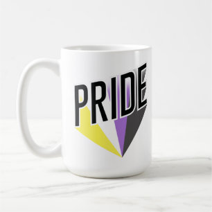 Niet-binaire Pride Burst Koffiemok