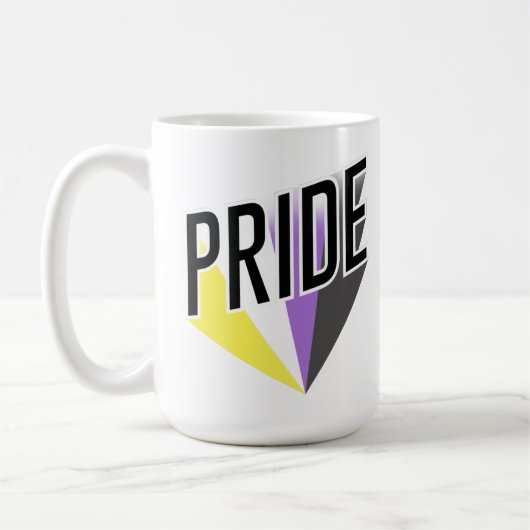 Niet-binaire Pride Burst Koffiemok (Links)
