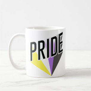 Niet-binaire Pride Burst Koffiemok