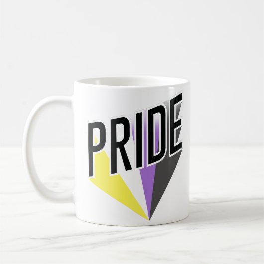 Niet-binaire Pride Burst Koffiemok (Links)