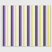 Niet-binaire Pride Cadeaupapier (Vlak)