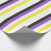 Niet-binaire Pride Cadeaupapier (Hoek)