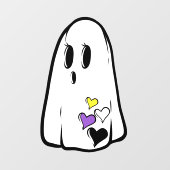 Niet-binaire Pride-geest Raamsticker (Vel)