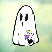 Niet-binaire Pride-geest Raamsticker (Vel 3)