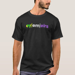 Niet binaire Pride Pronoun Gift Subtiele LGBTQ Non T-shirt