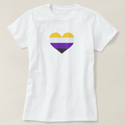 Niet-Binaire Pride T-shirt (Design voorkant)
