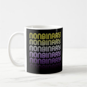 Niet-binaire Retro Pride Koffiemok