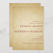 Niet-Binaire Shower voor Sepia Plain-tekst Kaart (Voorkant / Achterkant)