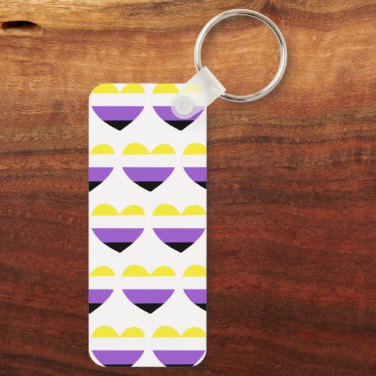 Niet-binaire Sleutelhanger Gift (Achterkant)