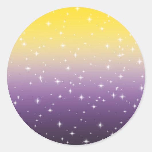 Niet-binaire sticker (Voorkant)