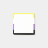Niet-binaire trotsvlag post-it® notes (Voorkant)