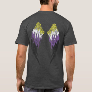 Niet-binaire vlag - Angel Wings T-shirt