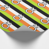 NIET-BINAIRE VLAG EN SYMBOOL CADEAUPAPIER (Hoek)