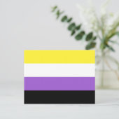 Niet-bindende geprikte vlag briefkaart (Staand voorkant)