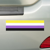 Niet-bindende geprikte vlag bumpersticker (Op auto)