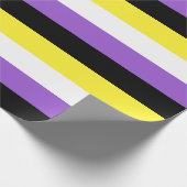 Niet-bindende geprikte vlag cadeaupapier (Hoek)