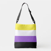 Niet-bindende geprikte vlag crossbody tas (Achterkant)