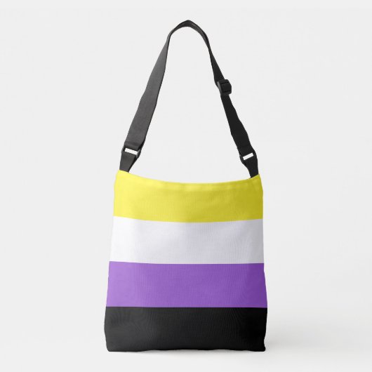 Niet-bindende geprikte vlag crossbody tas (Voorkant)