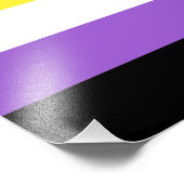 Niet-bindende geprikte vlag foto afdruk (Hoek)