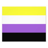 Niet-bindende geprikte vlag foto afdruk (Voorkant)