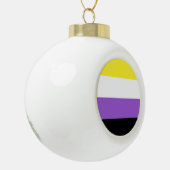 Niet-bindende geprikte vlag keramische bal ornament (Links)