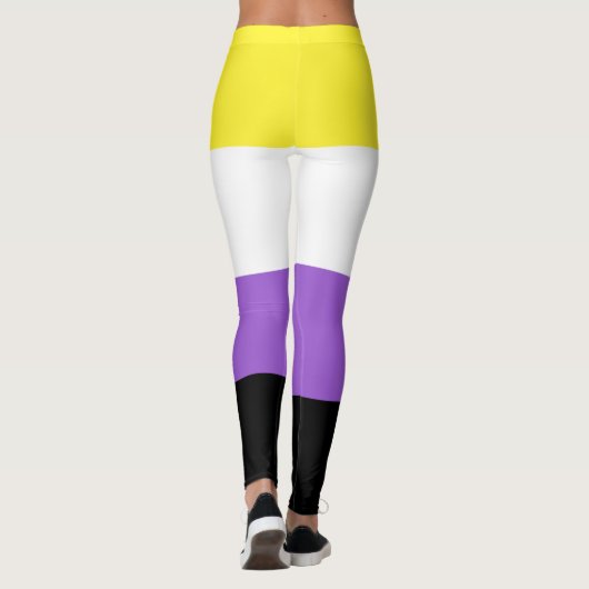 Niet-bindende geprikte vlag leggings (Achterkant)