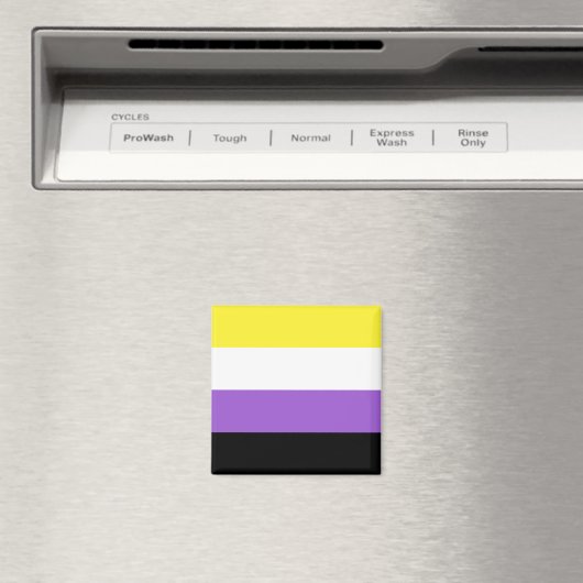 Niet-bindende geprikte vlag magneet (Insitu (Vaatwasser))