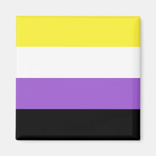 Niet-bindende geprikte vlag magneet