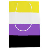 Niet-bindende geprikte vlag medium cadeauzakje (Voorkant)