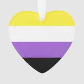 Niet-bindende geprikte vlag ornament (voorkant)