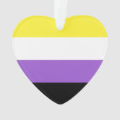 Niet-bindende geprikte vlag ornament (achterkant)