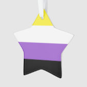 Niet-bindende geprikte vlag ornament (voorkant)
