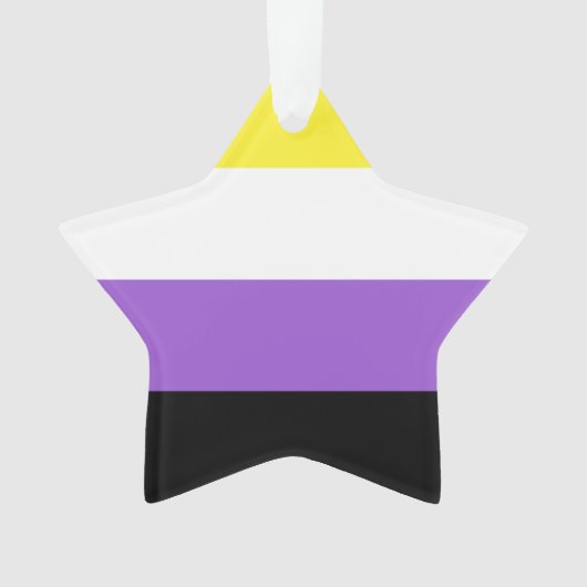 Niet-bindende geprikte vlag ornament (voorkant)