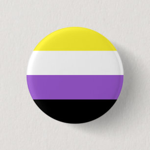 Niet-bindende geprikte vlag ronde button 3,2 cm