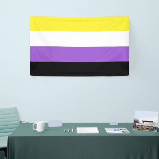 Niet-bindende geprikte vlag spandoek (Beurs)