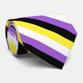 Niet-bindende geprikte vlag stropdas (Opgerold)