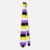 Niet-bindende geprikte vlag stropdas (Voorkant)