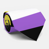 Niet-bindende geprikte vlag stropdas (Opgerold)