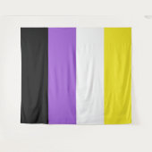 Niet-bindende geprikte vlag wandkleed (Voorkant (horizontaal))