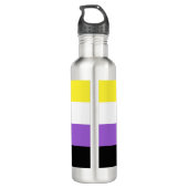 Niet-bindende geprikte vlag waterfles (Achterkant)