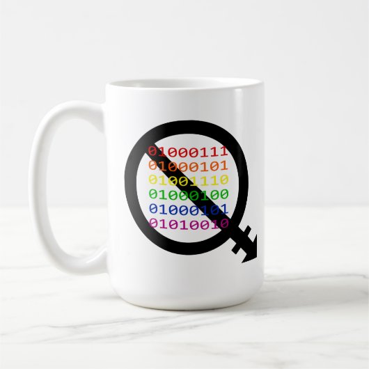 Niet-bindende Mok van mannen en vrouwen (Links)