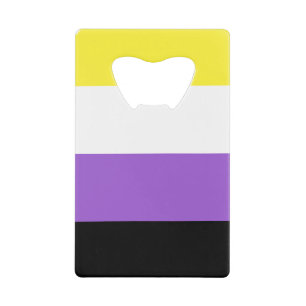 Niet-bindende Pride Creditkaart Flessenopener